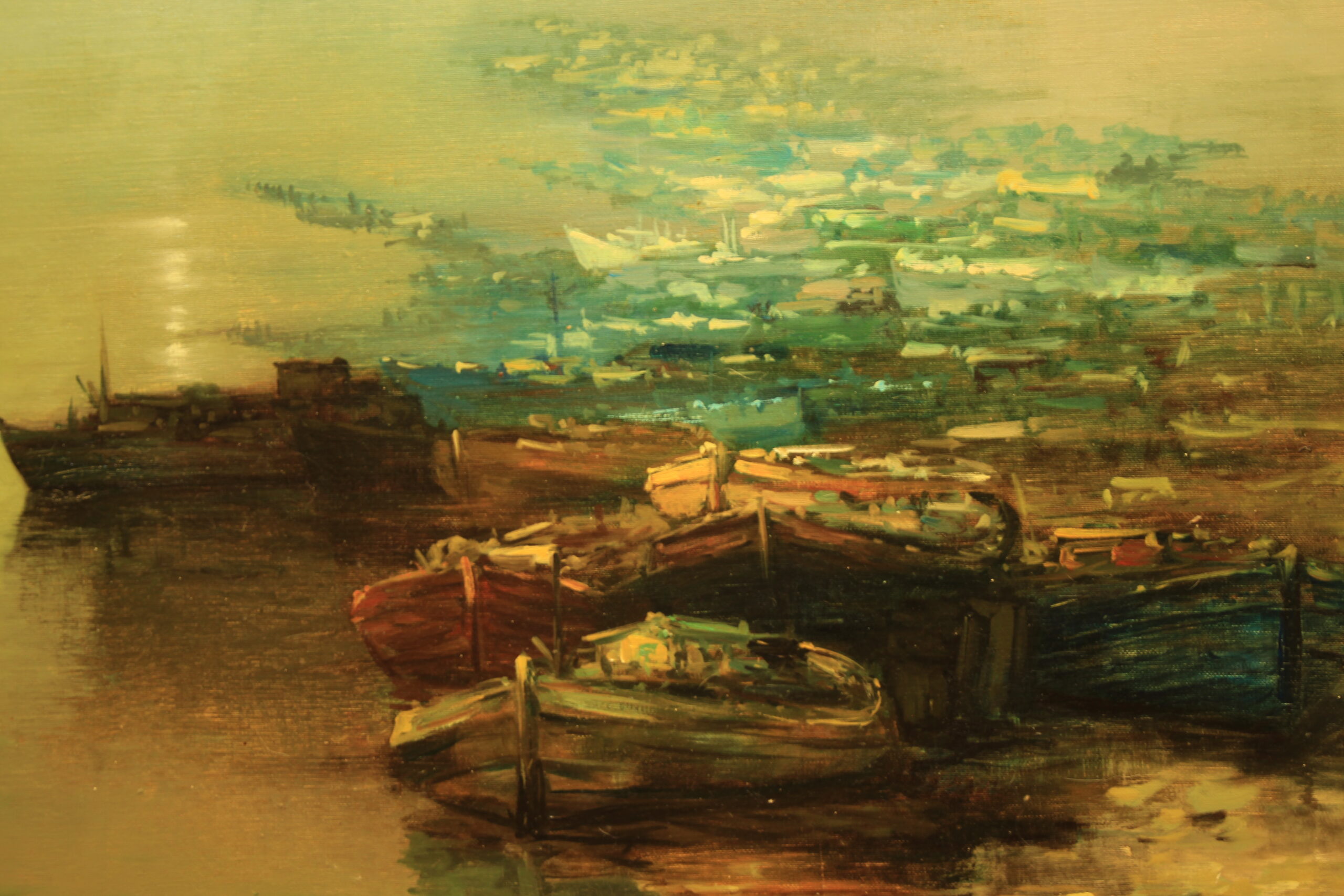 We hebben diverse schilderijen van verschillende voorstellingen die regelmatig wisselen. Hierbij een kleine selectie.